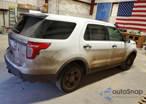 2013 Ford Explorer Police Interceptor из США, поврежденный, VIN 1FM5K8AR1DGC16248